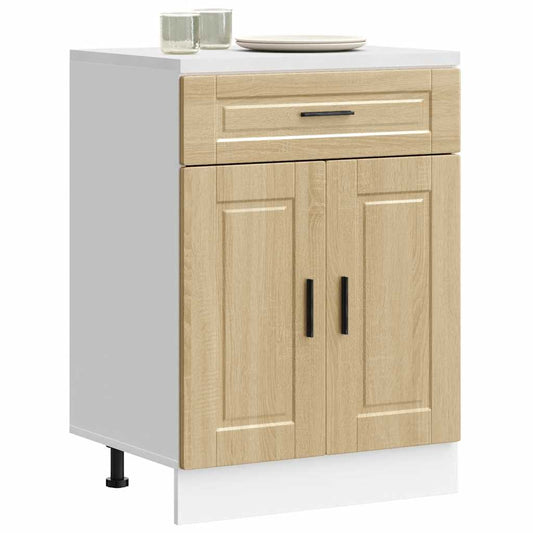 Kitchen Base Cabinet "Porto" Sonoma Oak Engineered Wood