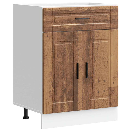 Kitchen Base Cabinet "Porto" Old Wood Engineered Wood