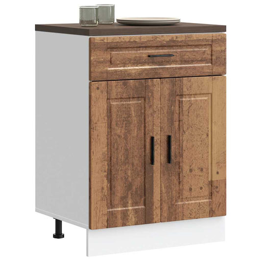 Kitchen Base Cabinet "Porto" Old Wood Engineered Wood