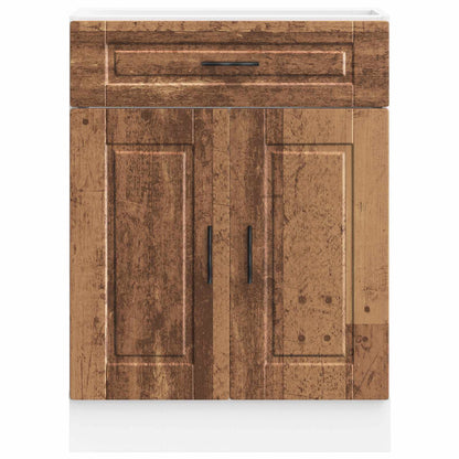 Kitchen Base Cabinet "Porto" Old Wood Engineered Wood