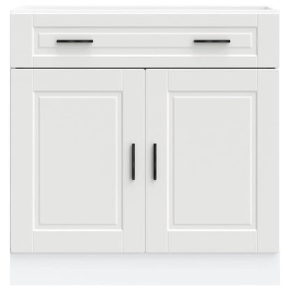 Kitchen Base Cabinet "Porto" White Engineered Wood