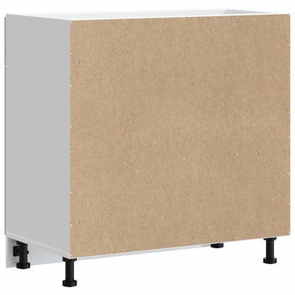 Kitchen Base Cabinet "Porto" White Engineered Wood