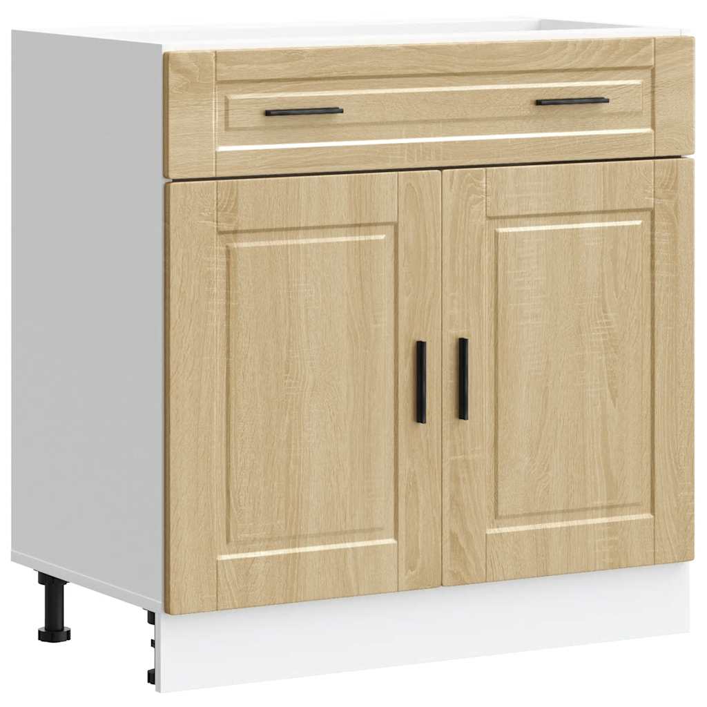 Kitchen Base Cabinet Porto Sonoma Oak Engineered Wood