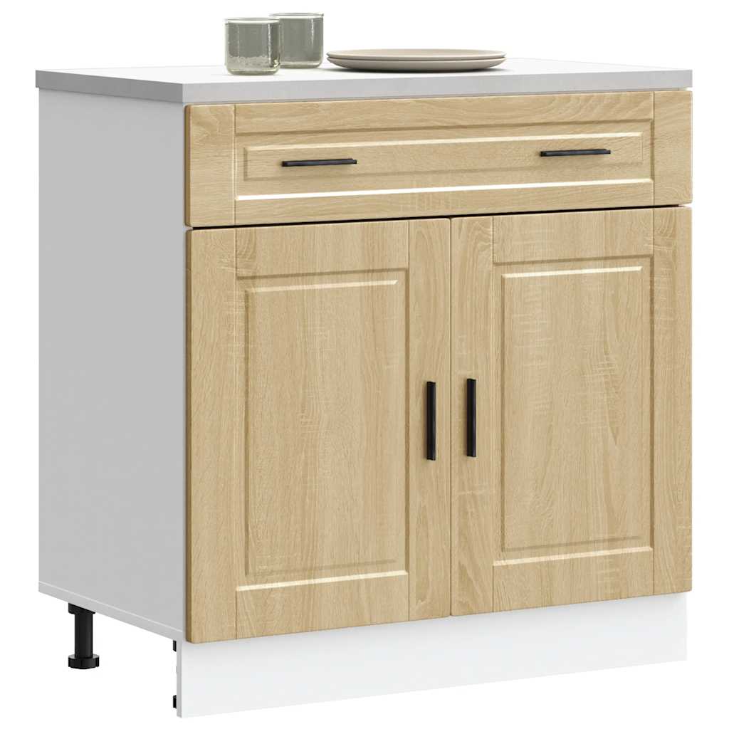 Kitchen Base Cabinet "Porto" Sonoma Oak Engineered Wood