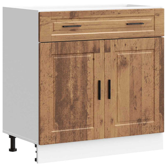Kitchen Base Cabinet "Porto" Old Wood Engineered Wood