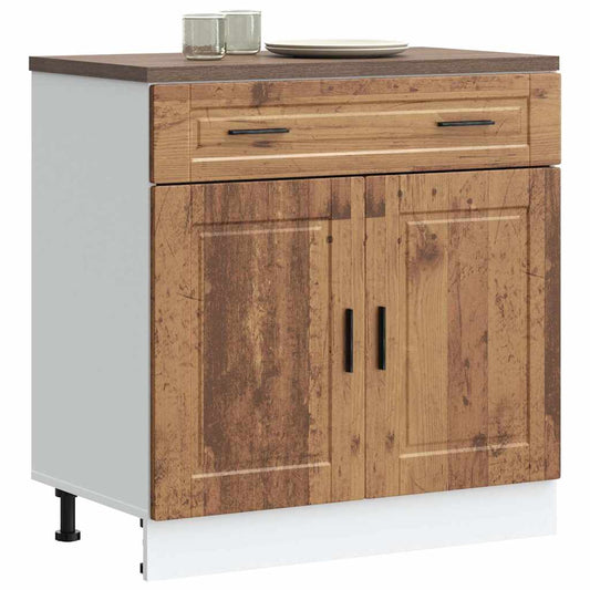 Kitchen Base Cabinet "Porto" Old Wood Engineered Wood