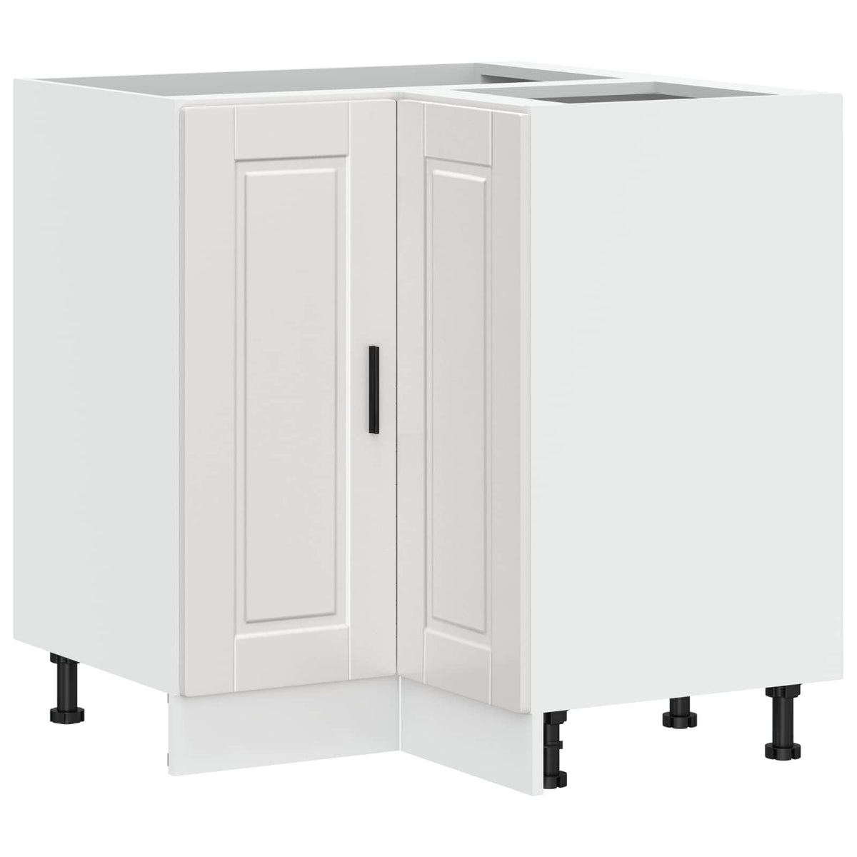Kitchen Corner Base Cabinet "Porto" High Gloss White