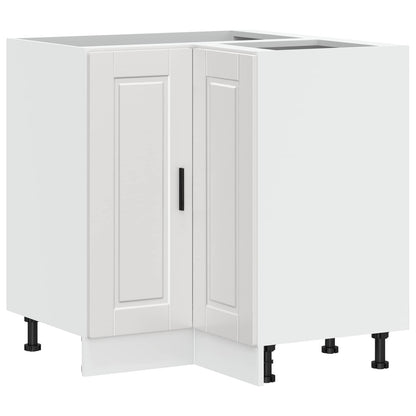 Kitchen Corner Base Cabinet "Porto" High Gloss White