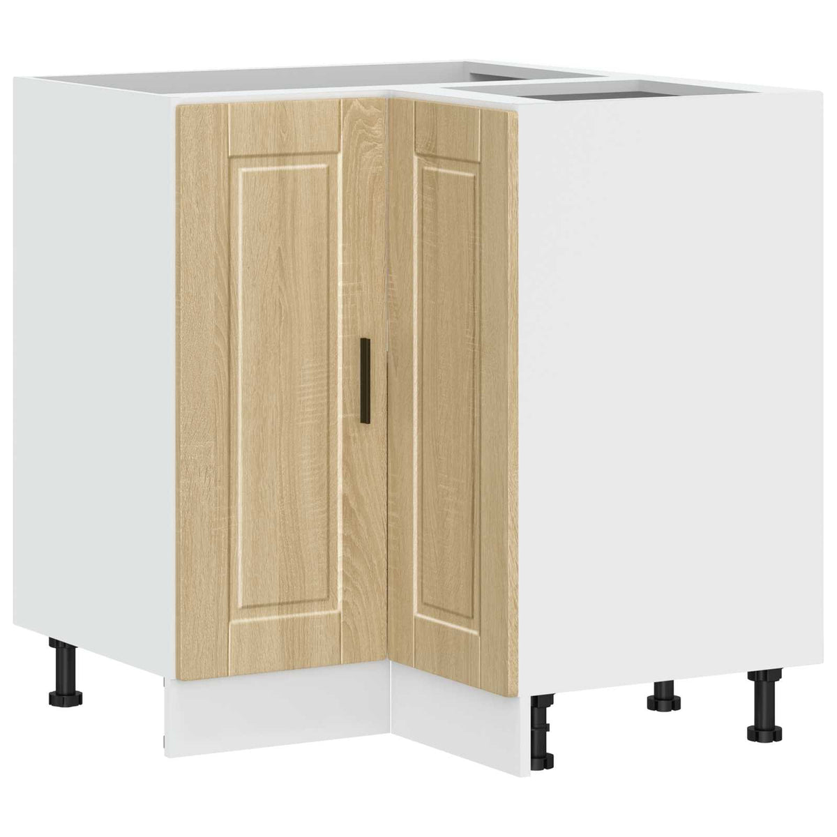 Kitchen Corner Base Cabinet "Porto" Sonoma Oak Engineered Wood