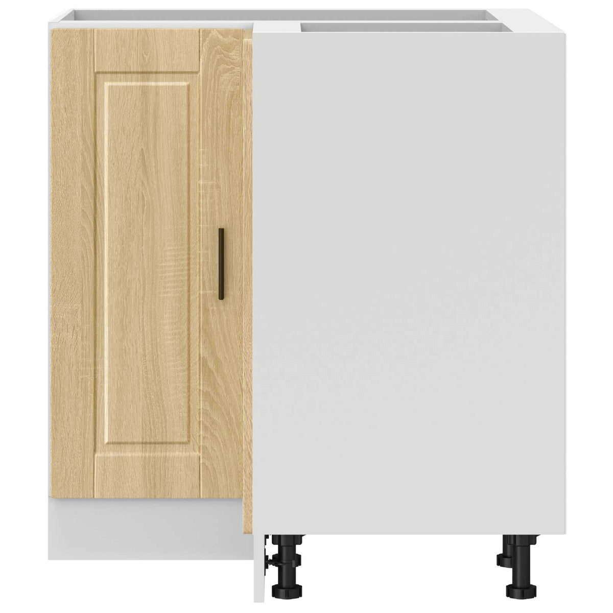 Kitchen Corner Base Cabinet "Porto" Sonoma Oak Engineered Wood