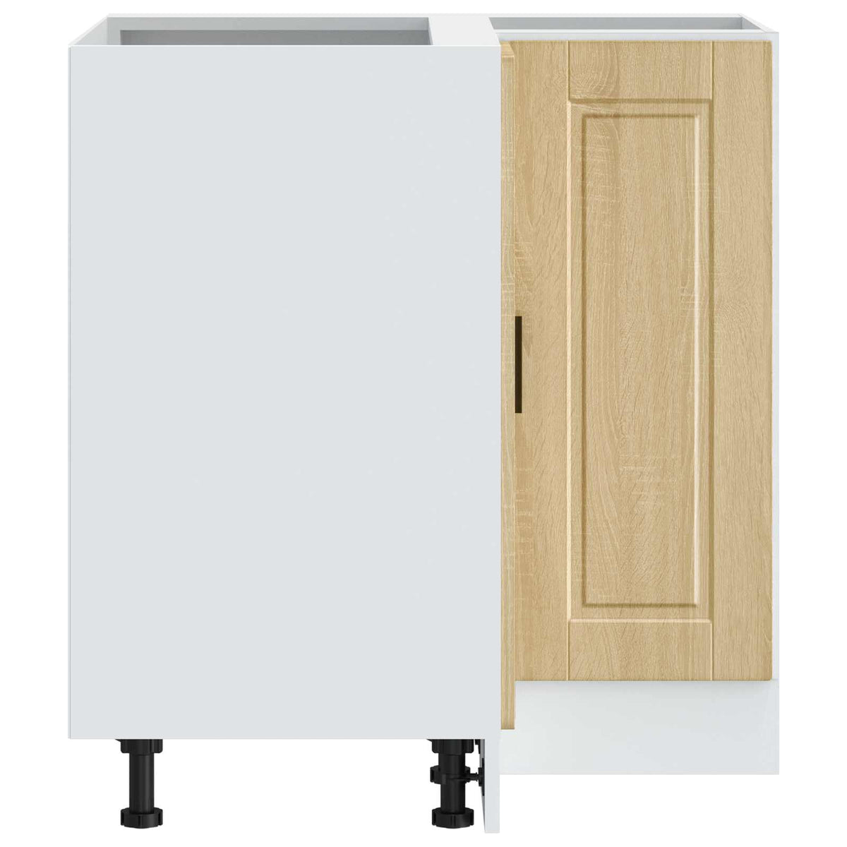 Kitchen Corner Base Cabinet "Porto" Sonoma Oak Engineered Wood