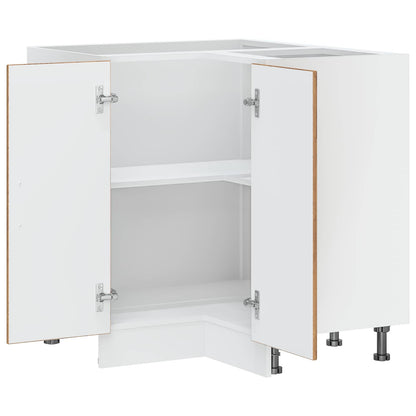 Kitchen Corner Base Cabinet "Porto" Old Wood Engineered Wood
