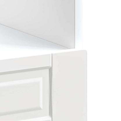 Oven Cabinet "Porto" White Engineered Wood
