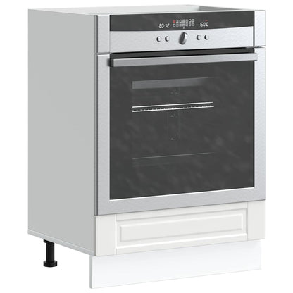 Oven Cabinet Porto White Engineered Wood