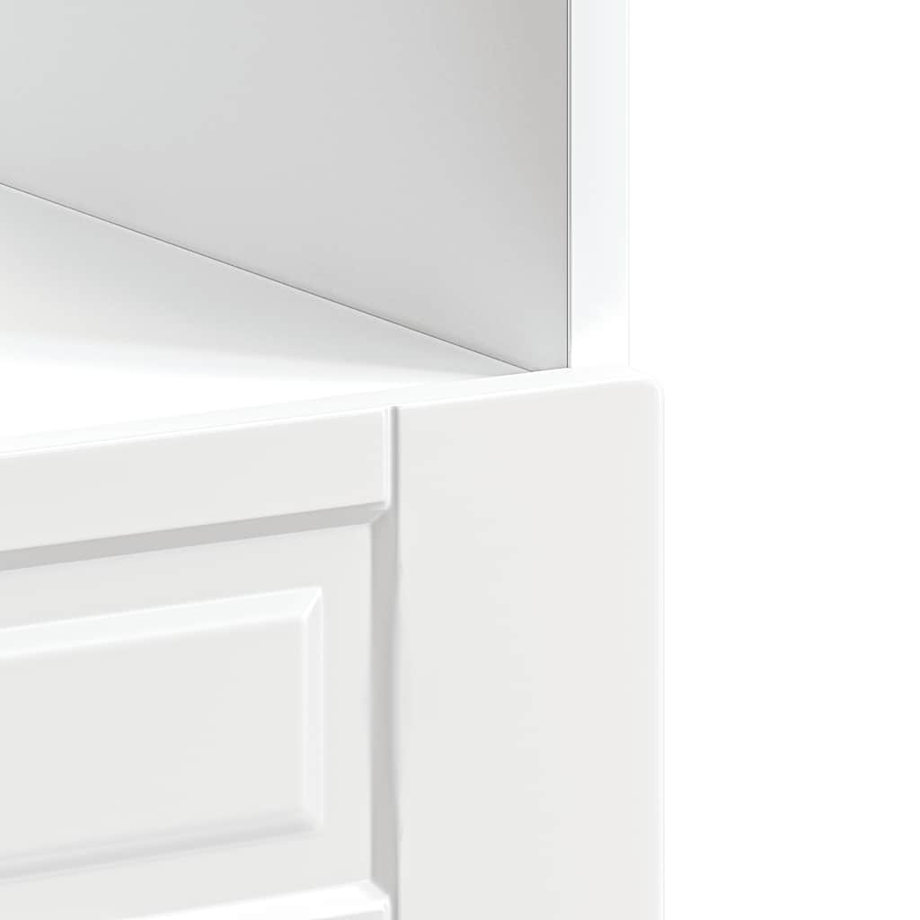 Oven Cabinet "Porto" High Gloss White Engineered Wood