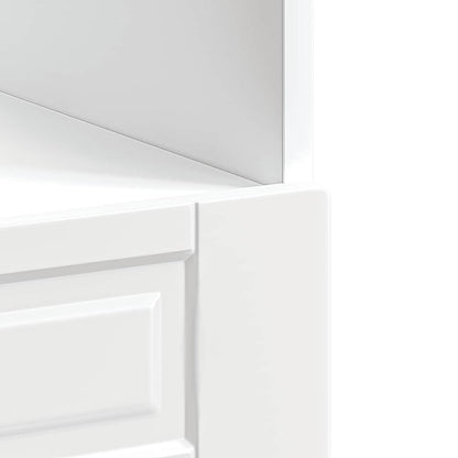 Oven Cabinet "Porto" High Gloss White Engineered Wood