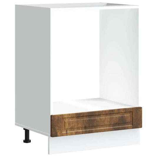 Oven Cabinet "Porto" Smoked Oak Engineered Wood