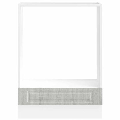 Oven Cabinet "Porto" Grey Sonoma Engineered Wood