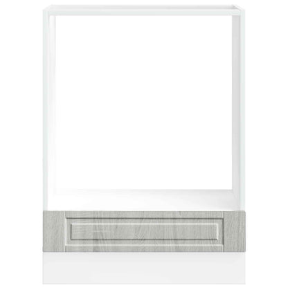 Oven Cabinet "Porto" Grey Sonoma Engineered Wood