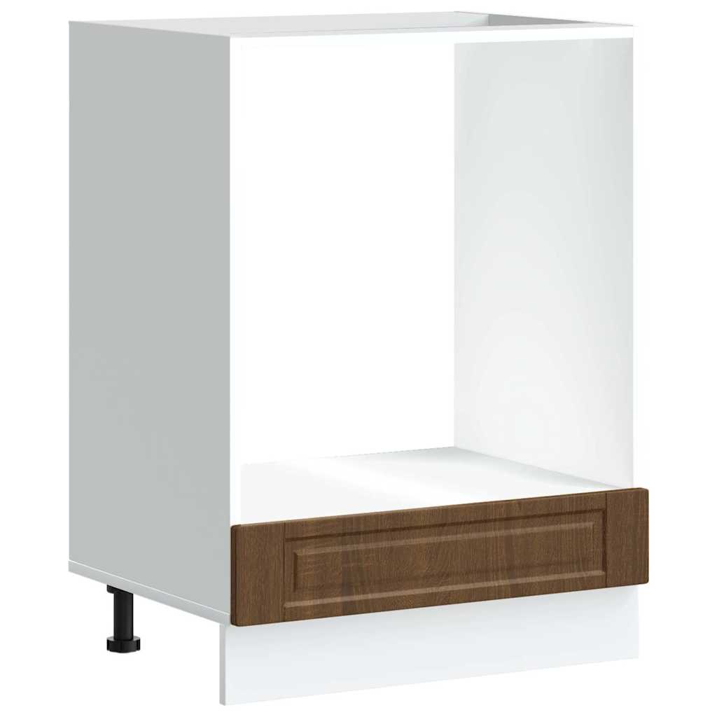 Oven Cabinet Porto Brown Oak Engineered Wood