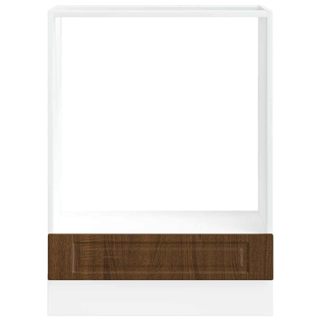 Oven Cabinet Porto Brown Oak Engineered Wood