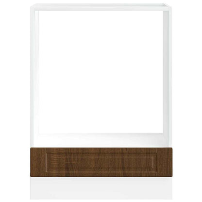 Oven Cabinet Porto Brown Oak Engineered Wood