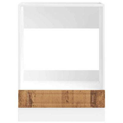 Oven Cabinet Porto Old Wood Engineered Wood