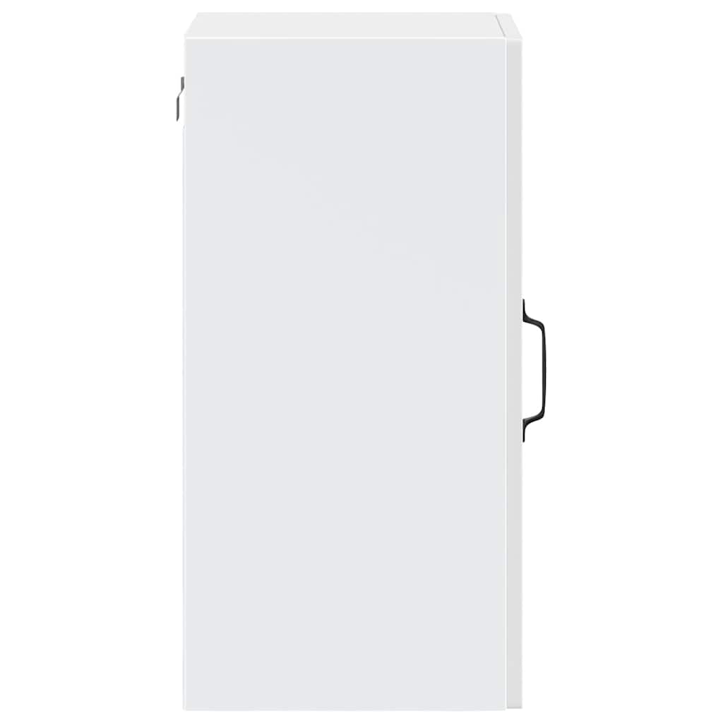 Kitchen Wall Cabinet with Glass Door Porto High Gloss White