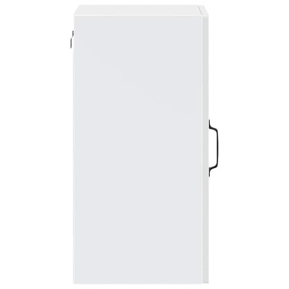 Kitchen Wall Cabinet with Glass Door Porto High Gloss White