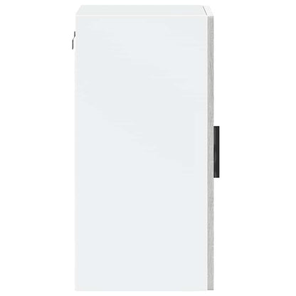 Kitchen Wall Cabinet with Glass Door Porto Grey Sonoma