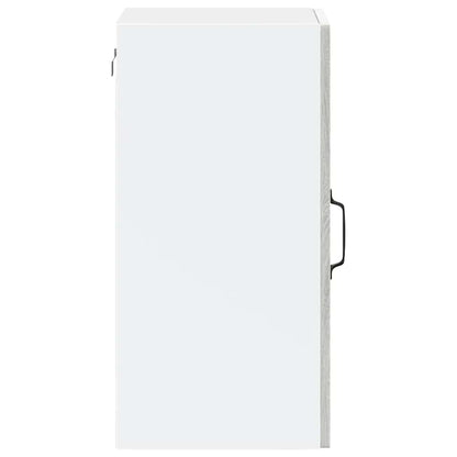 Kitchen Wall Cabinet with Glass Door Porto Grey Sonoma