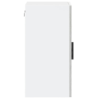 Kitchen Wall Cabinet with Glass Door "Porto" Grey Sonoma
