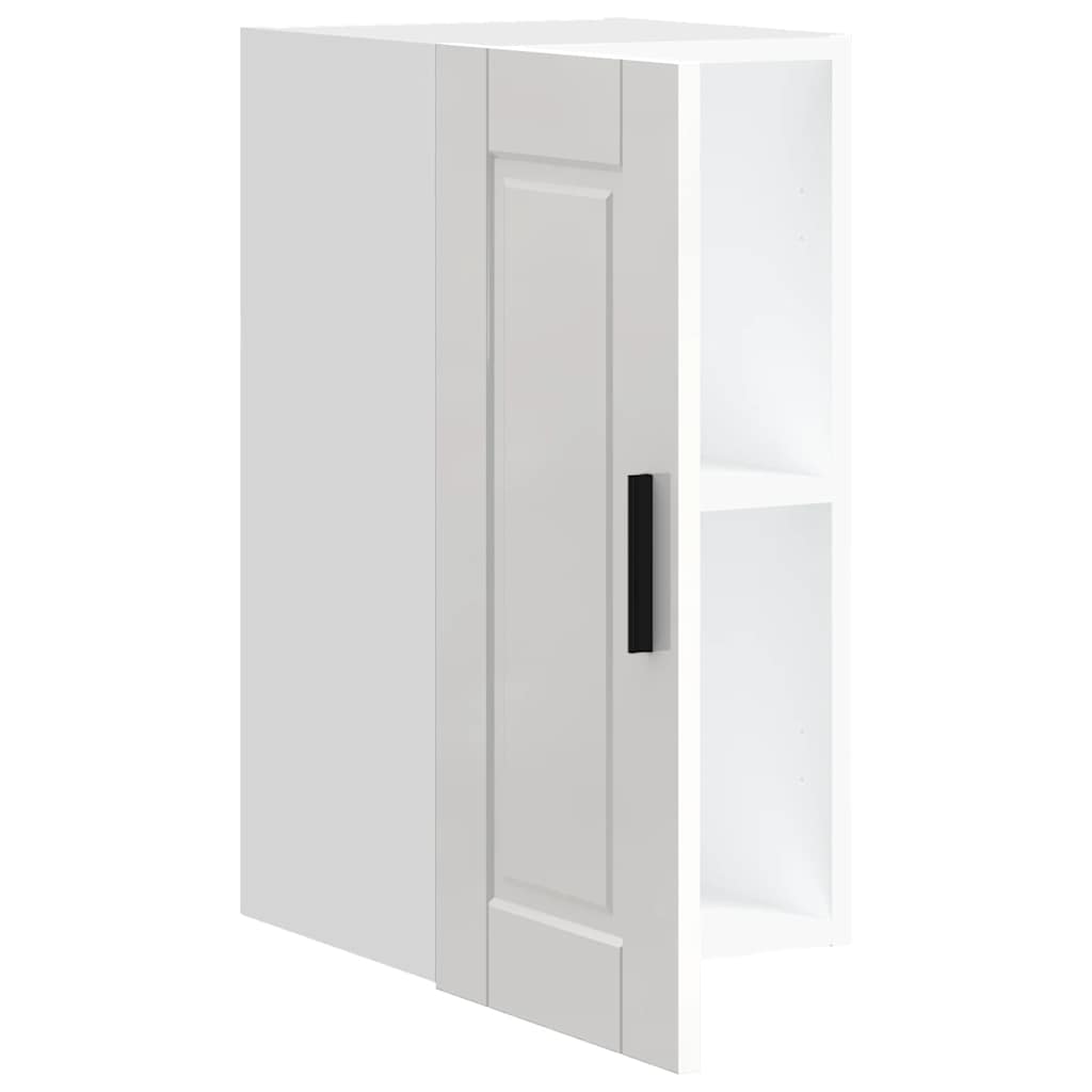 Kitchen Wall Cabinet "Porto" High Gloss White Engineered Wood