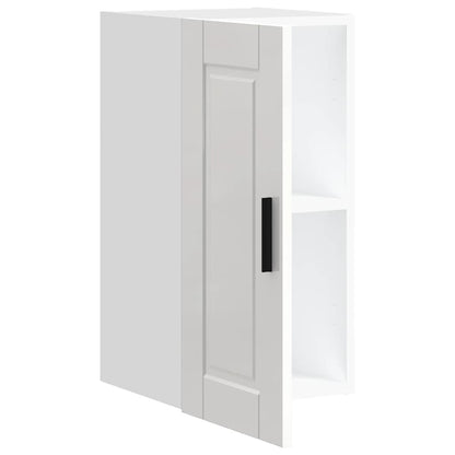 Kitchen Wall Cabinet "Porto" High Gloss White Engineered Wood