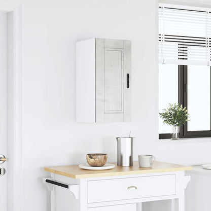Kitchen Wall Cabinet Porto Concrete Grey Engineered Wood