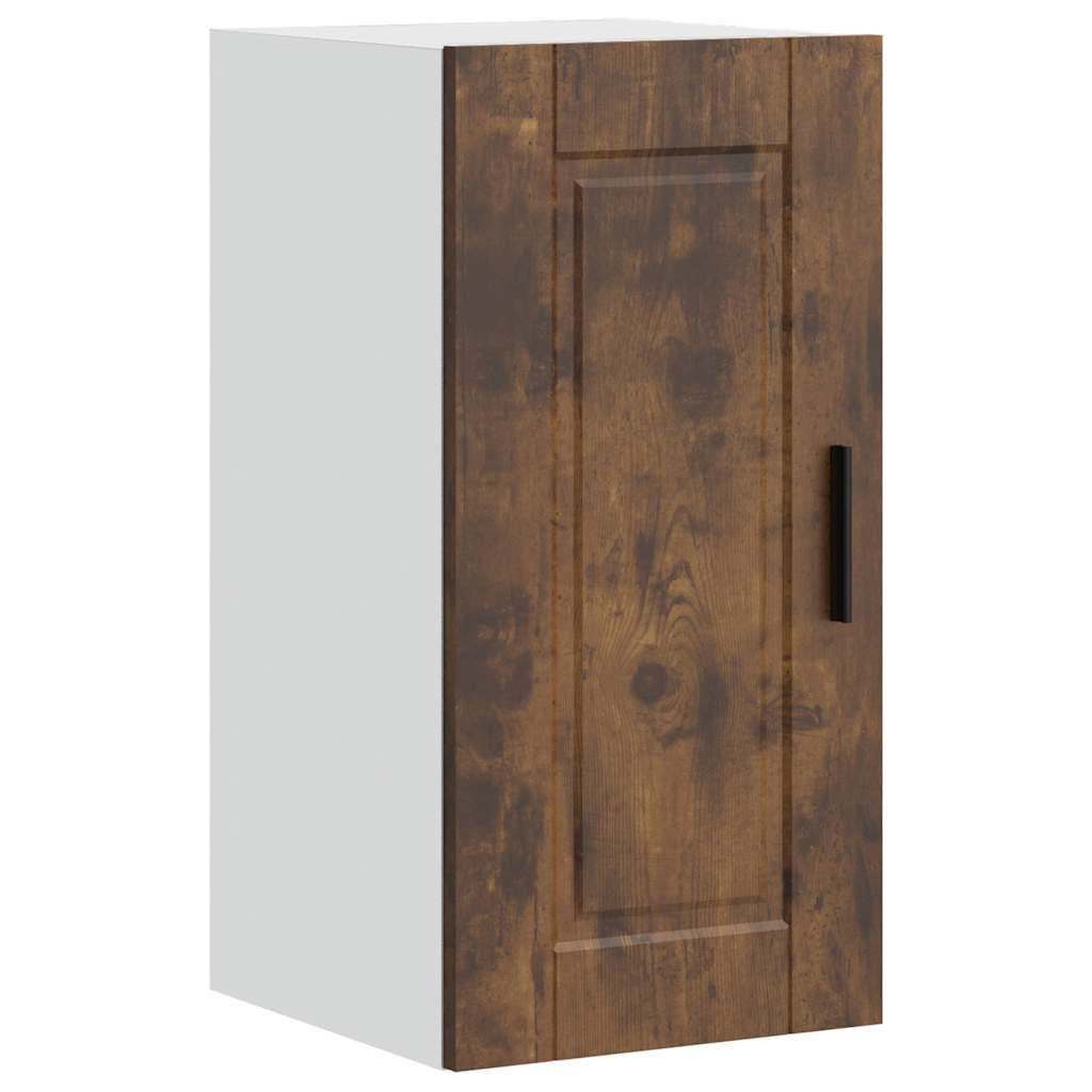Kitchen Wall Cabinet Porto Smoked Oak Engineered Wood