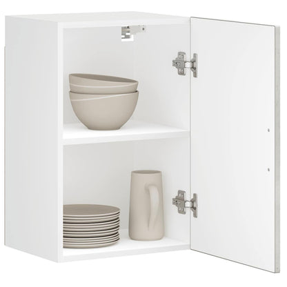 Kitchen Wall Cabinet Porto Concrete Grey Engineered Wood