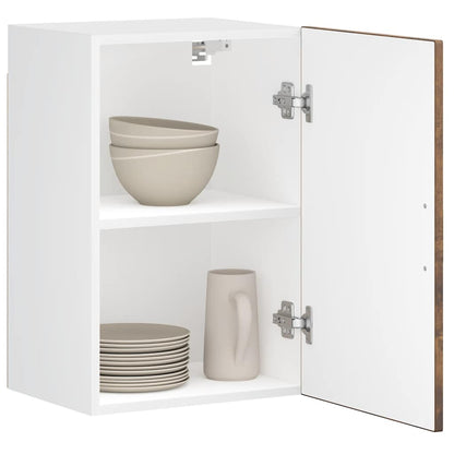 Kitchen Wall Cabinet Porto Smoked Oak Engineered Wood