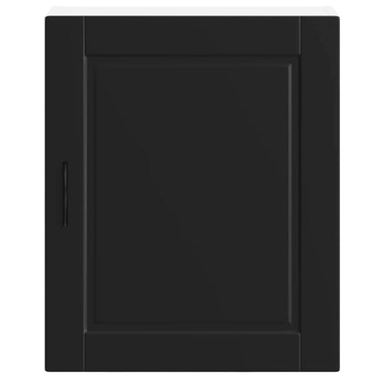 Kitchen Wall Cabinets 2 pcs "Porto" Black Engineered Wood