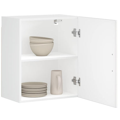 Kitchen Wall Cabinet "Porto" High Gloss White Engineered Wood