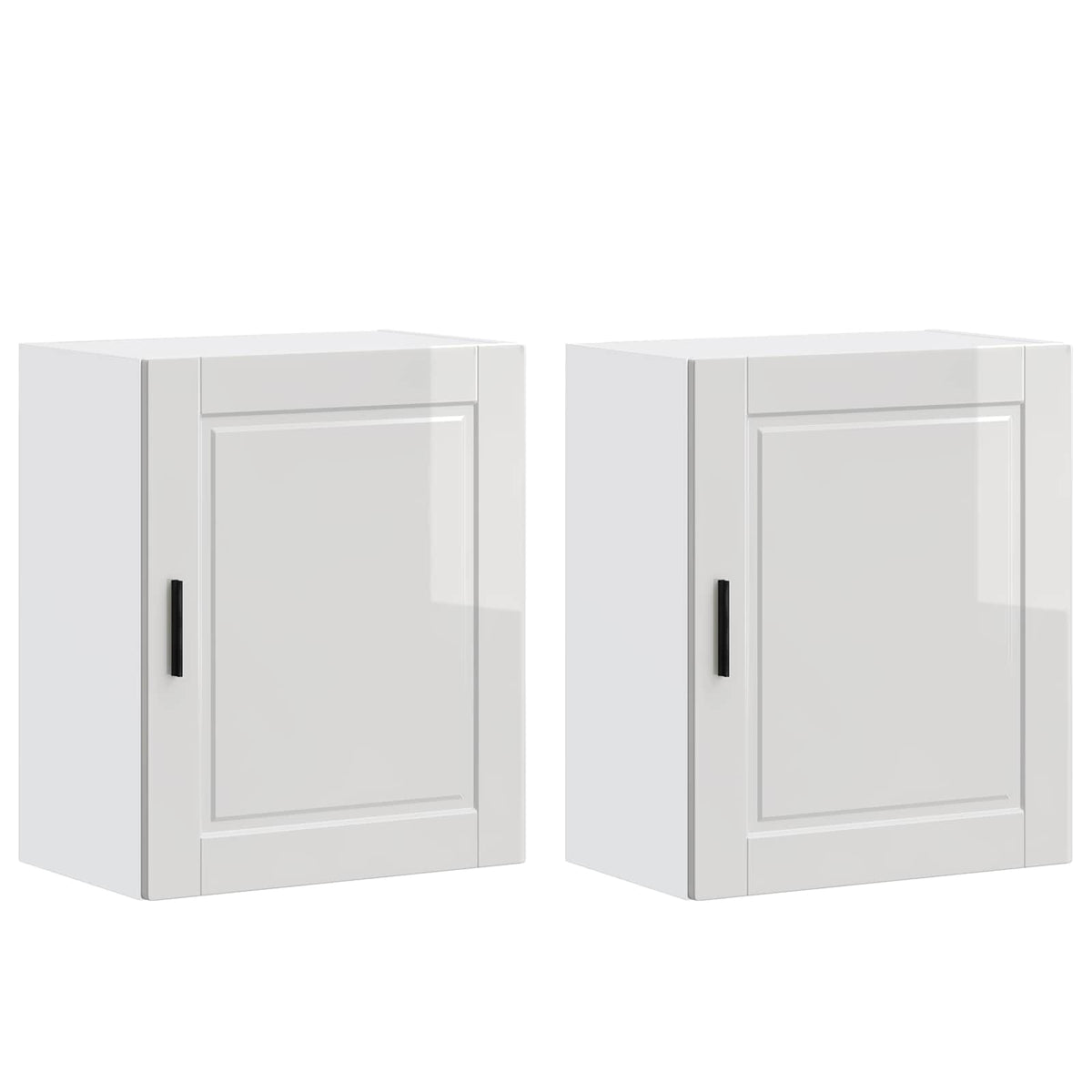Kitchen Wall Cabinets 2 pcs "Porto" High Gloss White