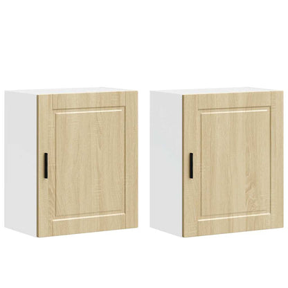 Kitchen Wall Cabinets 2 pcs "Porto" Sonoma Oak Engineered Wood