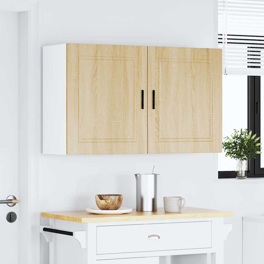Kitchen Wall Cabinets 2 pcs "Porto" Sonoma Oak Engineered Wood