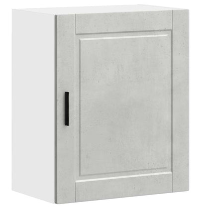 Kitchen Wall Cabinet "Porto" Concrete Grey Engineered Wood