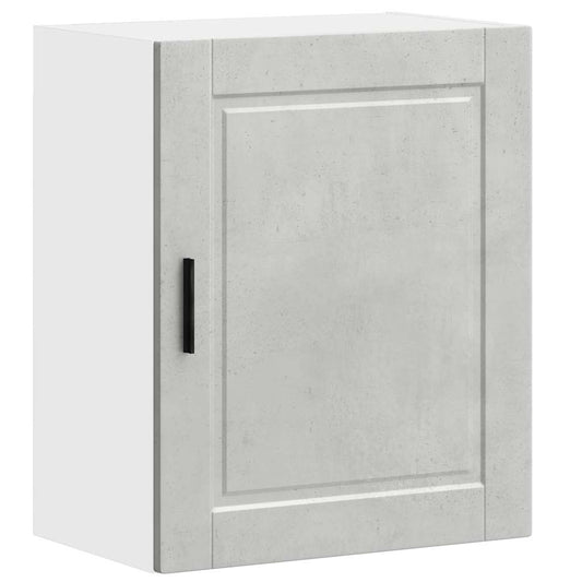 Kitchen Wall Cabinet "Porto" Concrete Grey Engineered Wood