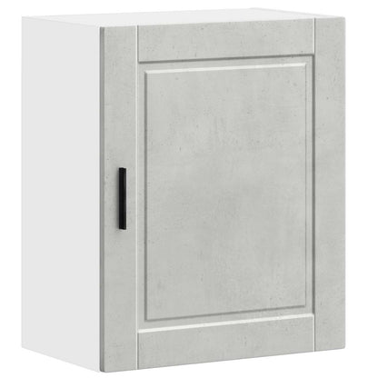 Kitchen Wall Cabinet "Porto" Concrete Grey Engineered Wood