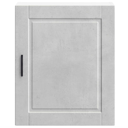 Kitchen Wall Cabinet "Porto" Concrete Grey Engineered Wood