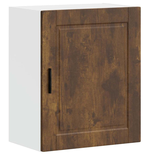 Kitchen Wall Cabinet "Porto" Smoked Oak Engineered Wood