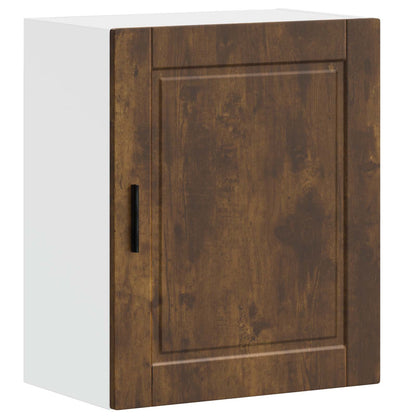 Kitchen Wall Cabinet "Porto" Smoked Oak Engineered Wood