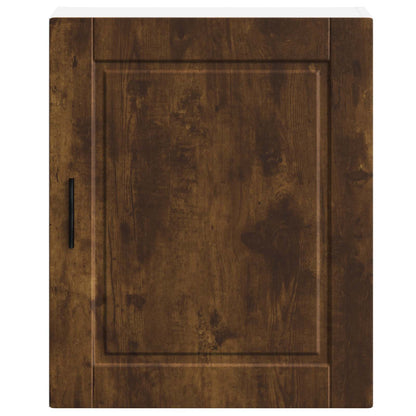 Kitchen Wall Cabinet "Porto" Smoked Oak Engineered Wood